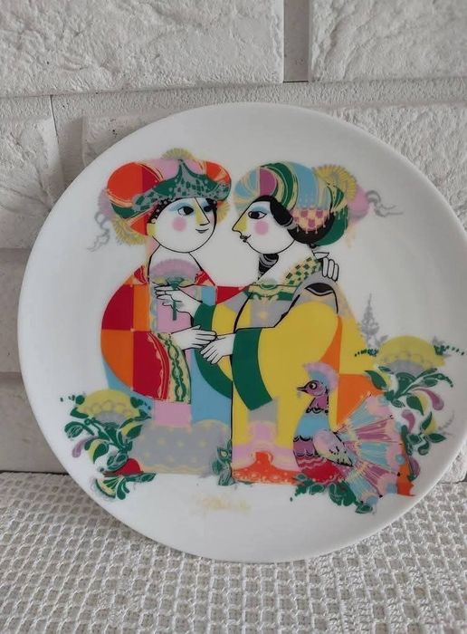 Rosenthal Bjorn Wiinblad talerz ścienny.