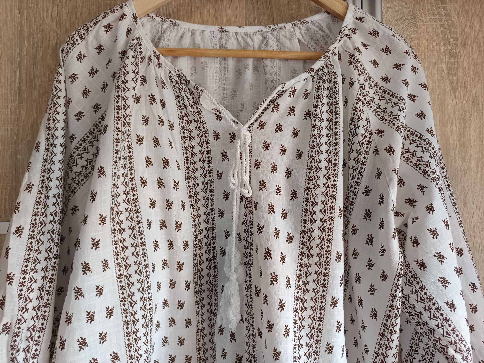 Bluzka hippie luźna na lato, L, modna marocco, stan j.nowa