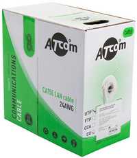 Мережевий кабель ATcom Premium UTP cat.5e CU 4x2x0.5 305m