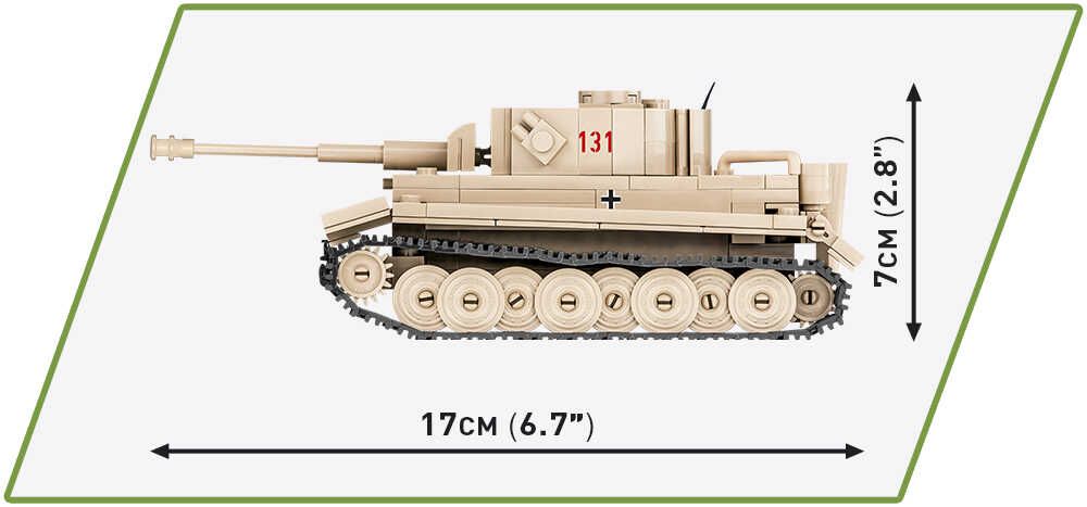 Klocki Cobi 2710 Niemiecki Czołg Ciężki Panzerkampfwagen Vi Tygrys 131