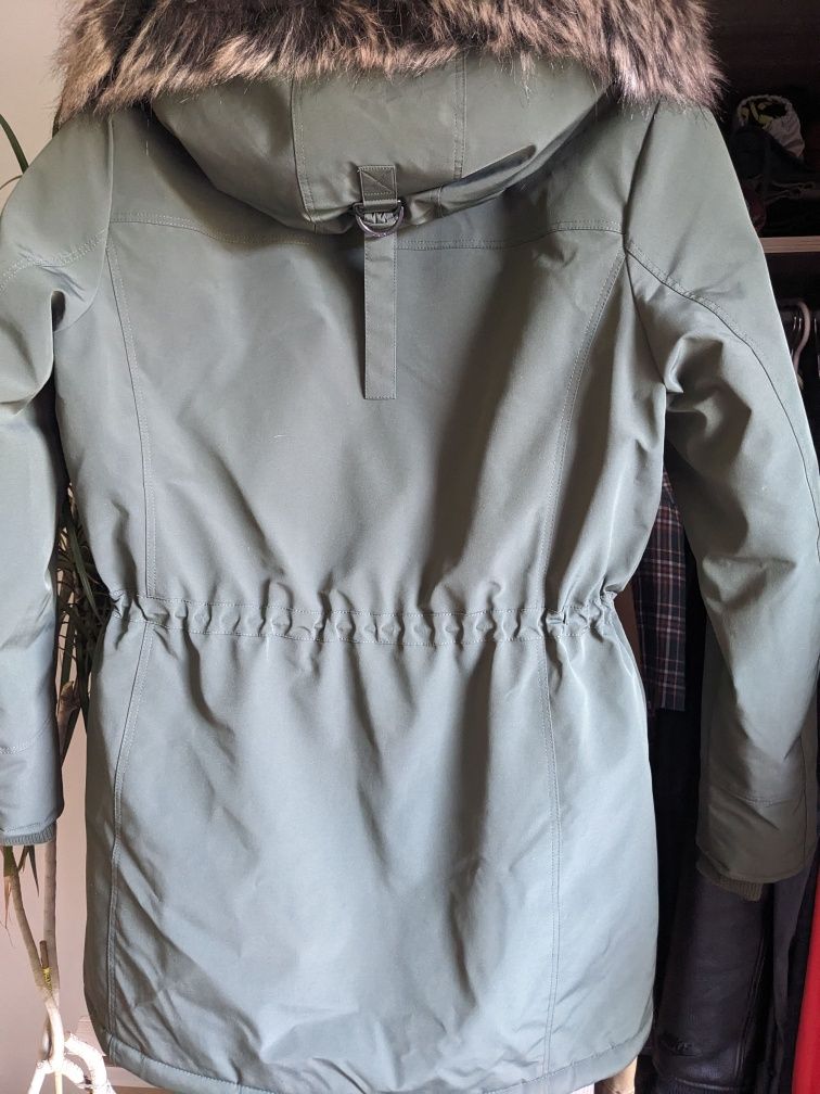Kurtka zimowa Only Rozm. L oliwka khaki parka ocieplana