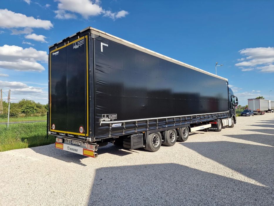 Krone Naczepa MEGA - BPW - OŚ PODNOSZONA - NOWE PLANDEKI