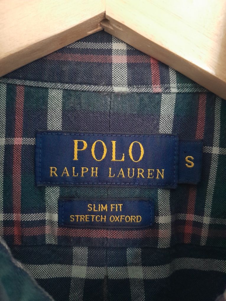 Koszula Polo Ralph Lauren S slim fit nowa kolekcja krata