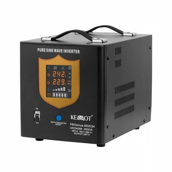 ІБП (UPS) / інвертор з аккумуляторами КЕМОТ

PROsinus 2600 BA / 24 B