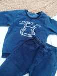 Conjunto Desportivo de Bebé em tom ganga