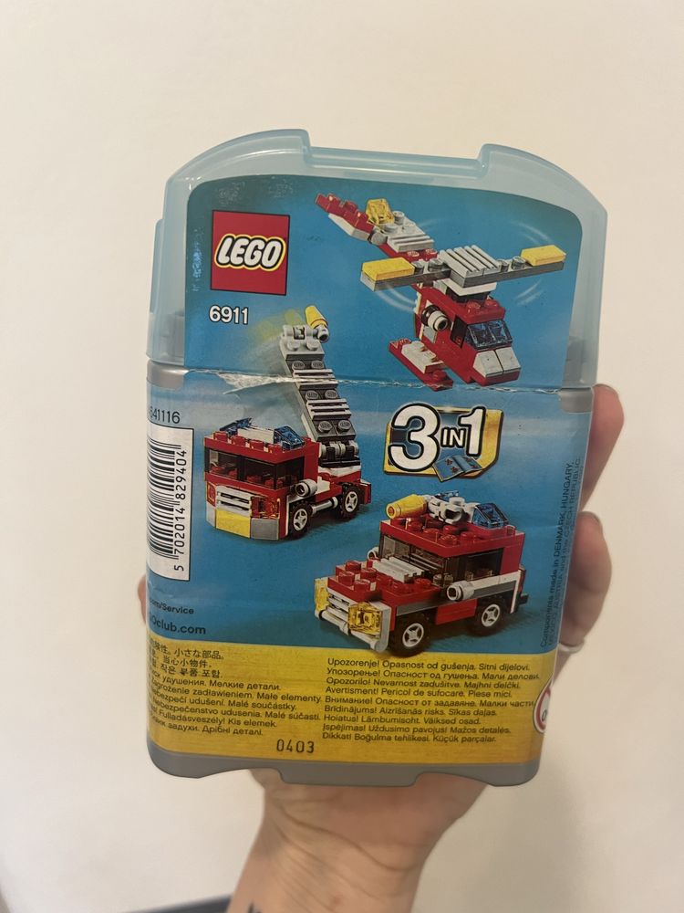 Конструктор LEGO Creator Міні пожежна машина (6911)