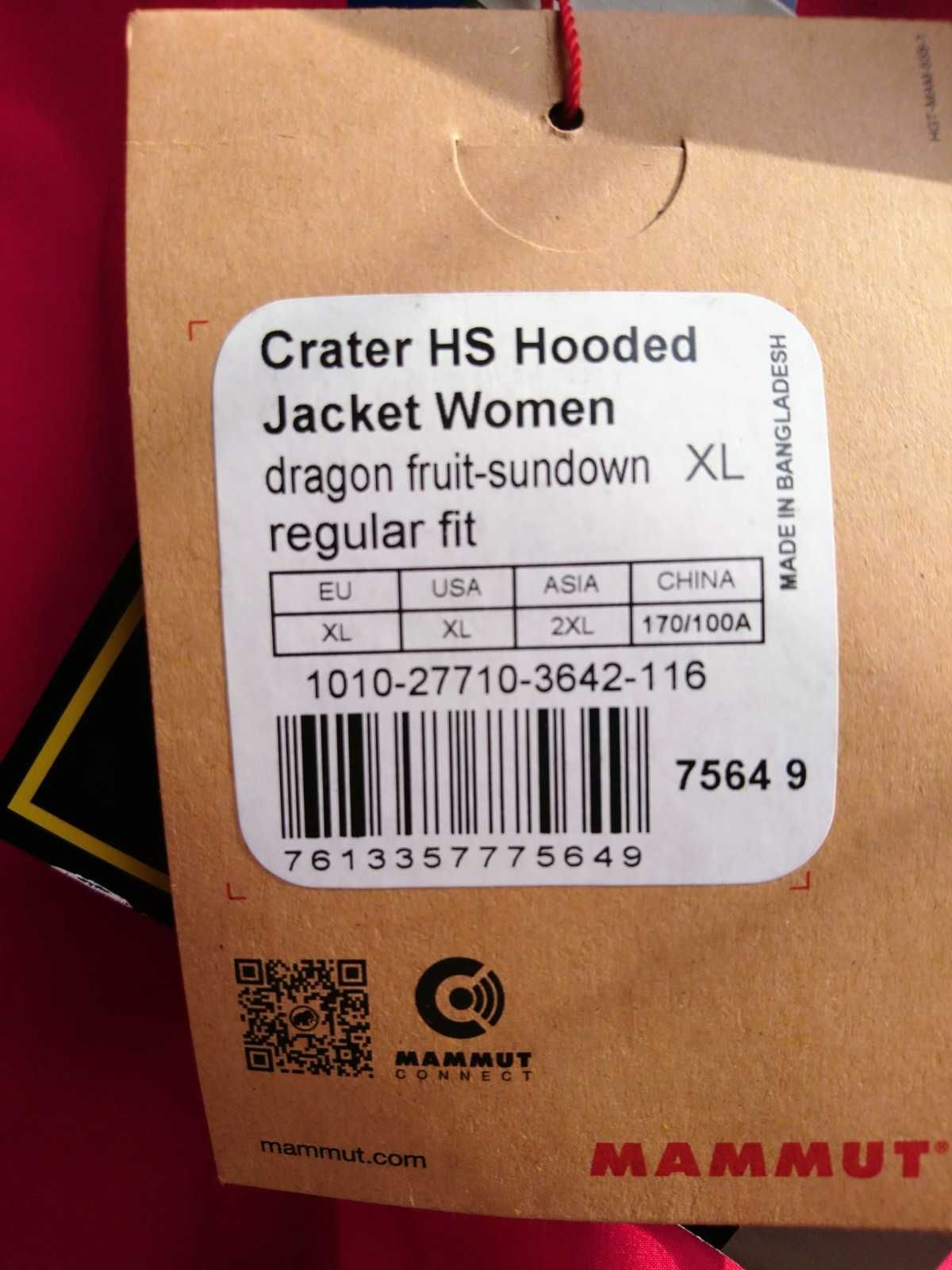 Mammut damska uniwersalna kurtka hardshell Crater HS Gore – Tex