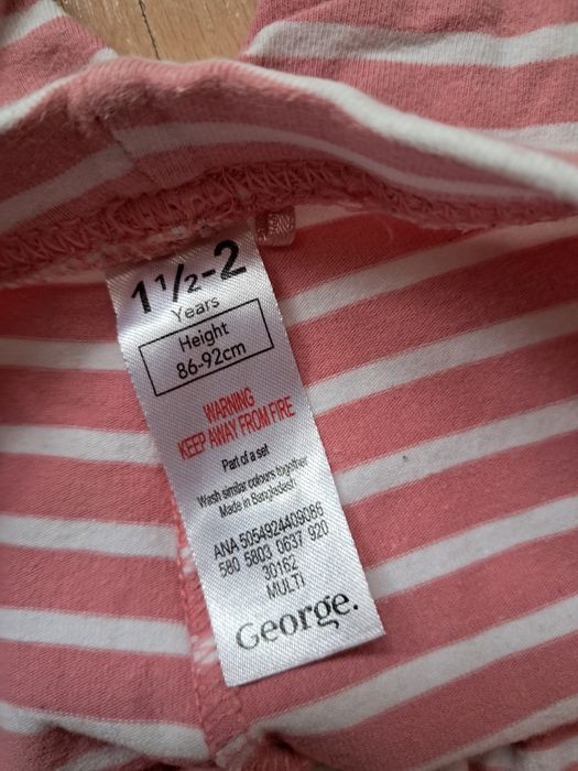 2 pak. Legginsy 86-92 cm 1,5-2 lat getry George