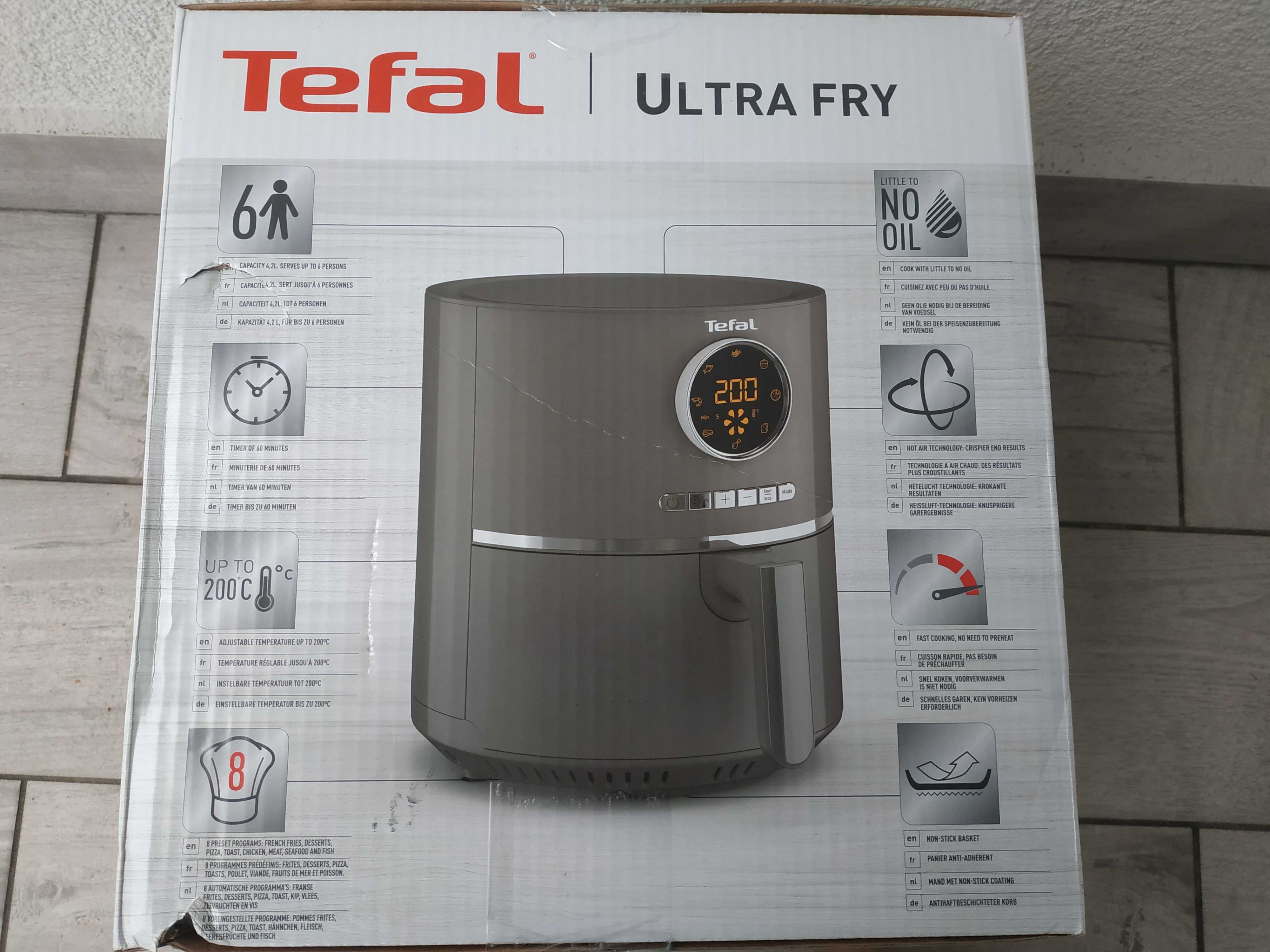 TEFAL Ultra Fry frytkownica beztłuszczowa 4,2L 1630W NOWA Warszawa