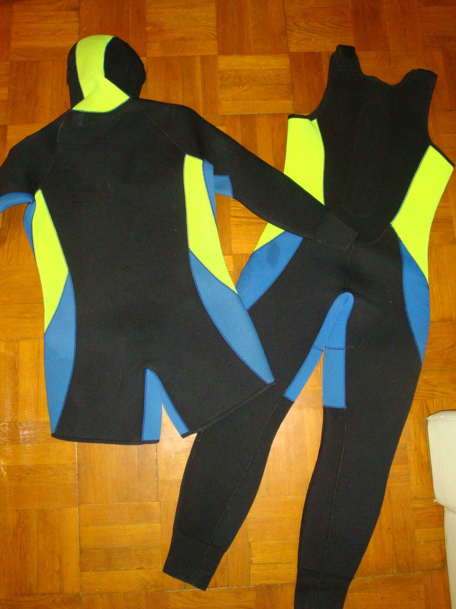 Гидрокостюм OCEANIC TEAM, размер 52-54 ( L-XL ), толщина 7+7 mm