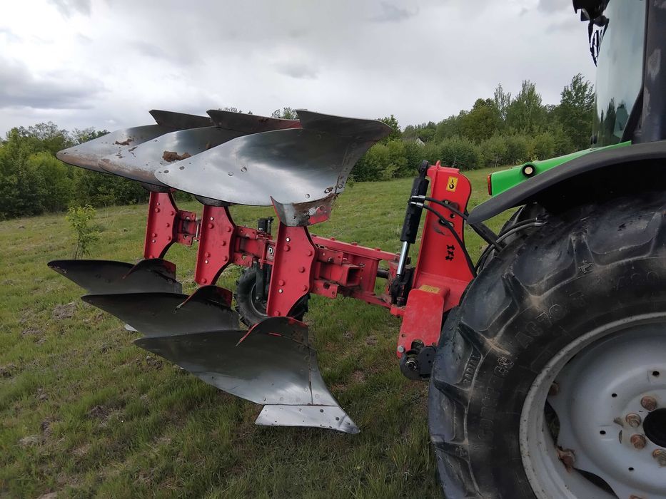 Pług 3+ skibowy obrotowy EUROMASZ,transport,ciągnik deutz