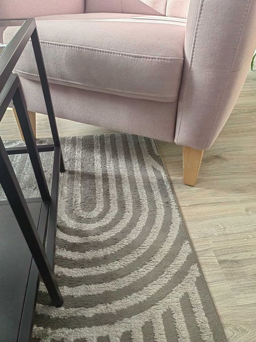 Komplet wypoczynkowy Sweet Sit Arno – sofa + 2 fotele, pudrowy róż