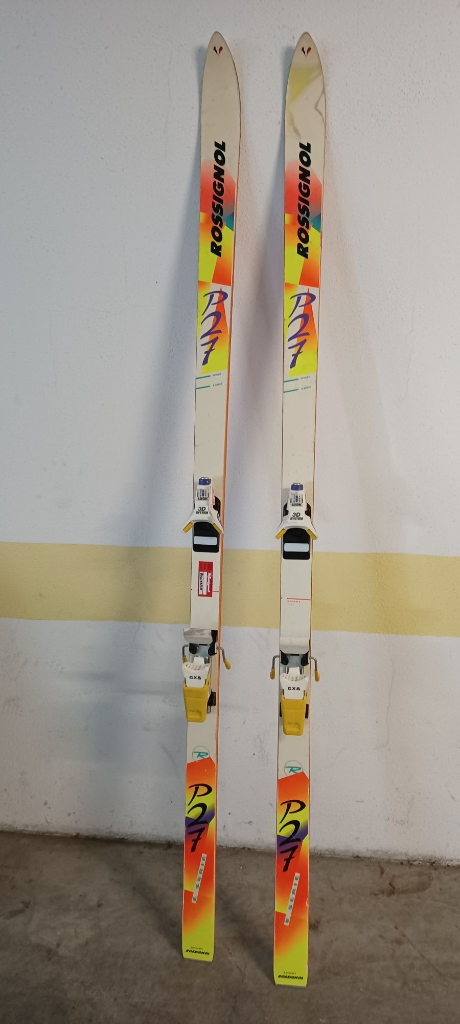 Skis e botas para senhora