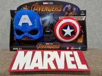 Подарочный набор Капитан Америка маска+щит.
