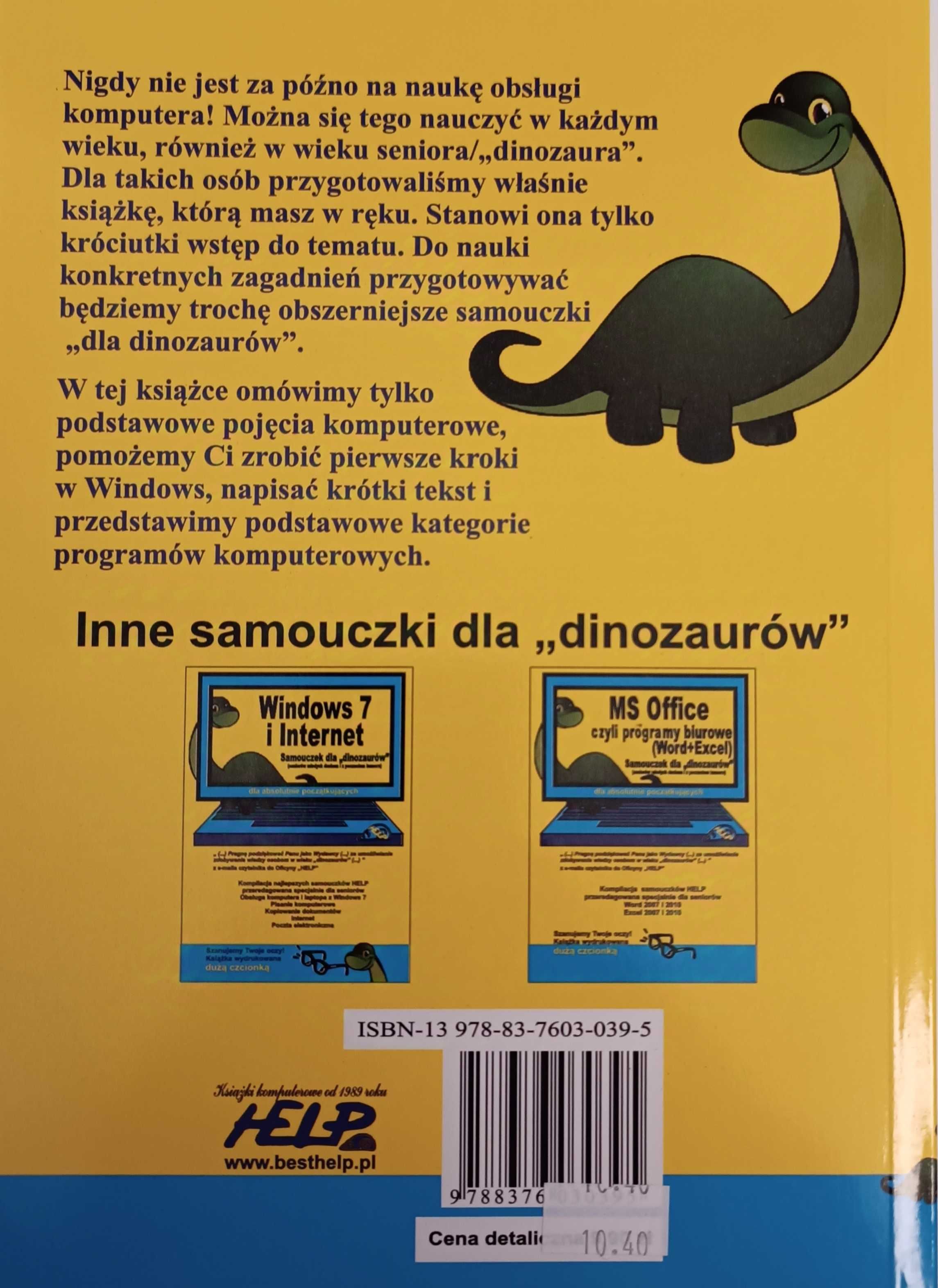 Komputer i laptop
Samouczek za dyche
dla dinozaurów - oddam za darmo