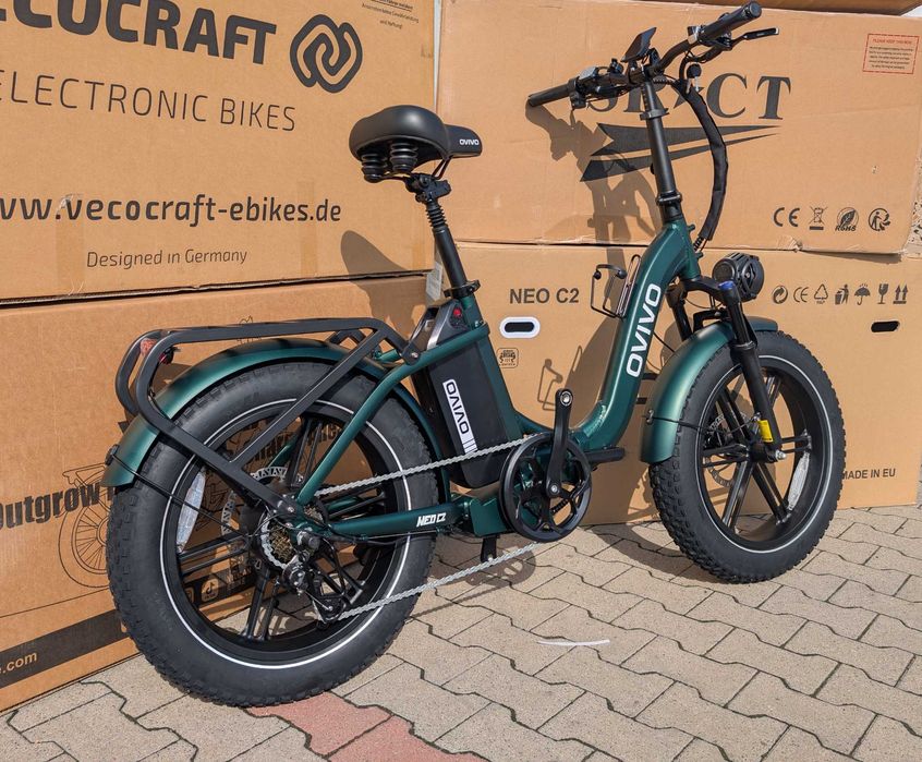 NOWY składany  Rower elektryczny OVIVO NEO C2 48V18Ah