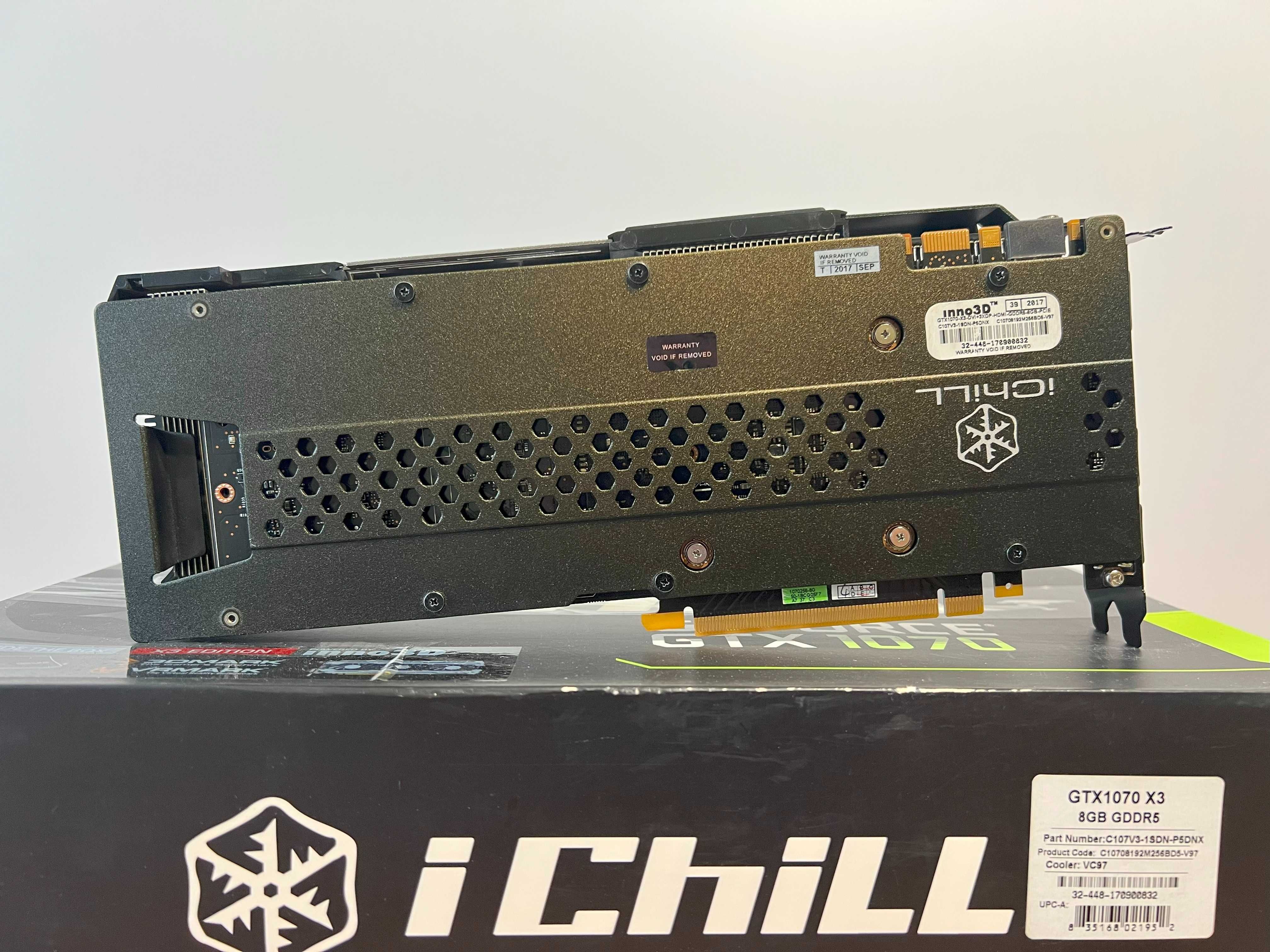 Продам Відеокарту Inno3D GTX 1070 8Gb