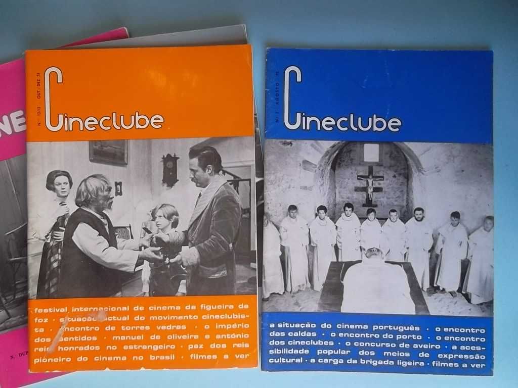 CINECLUBE - (Anos 70) - Lote 5 revistas