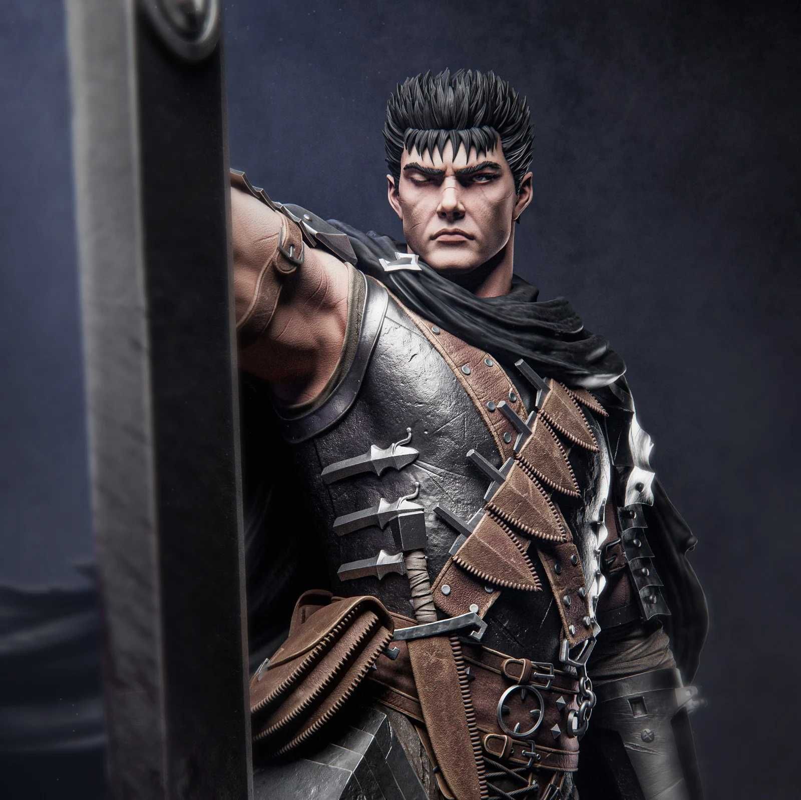 Figurka Guts, Berserk, Anime Żywica, Ręcznie Malowana