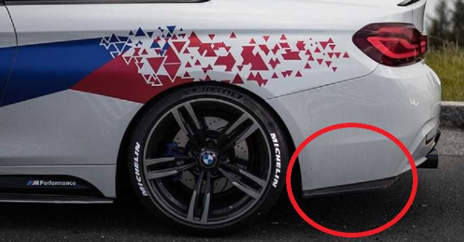 Splitter tylnego zderzaka BMW F30 F32 F36 F20 F10 splitterki