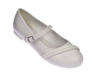 Buty komunijne białe balerinki pełne dziewczęce 46/24 roz. 33