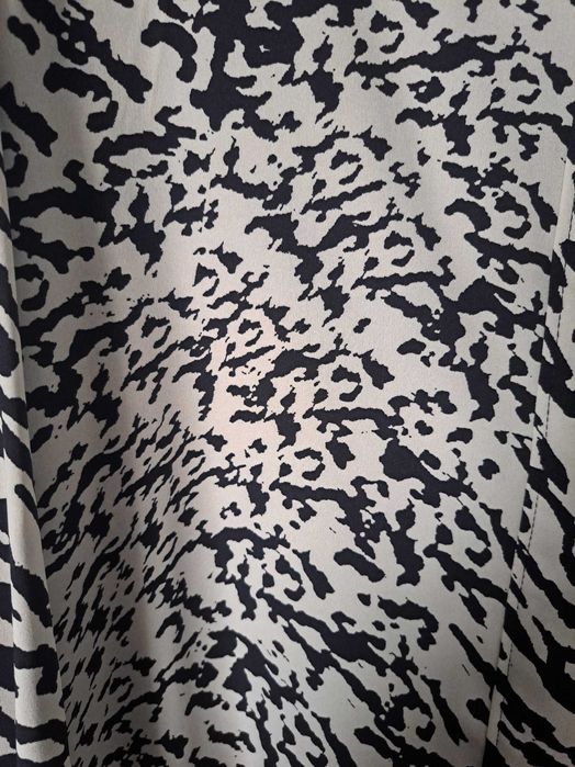 Sukienka xl H&M maxi, biało czarna