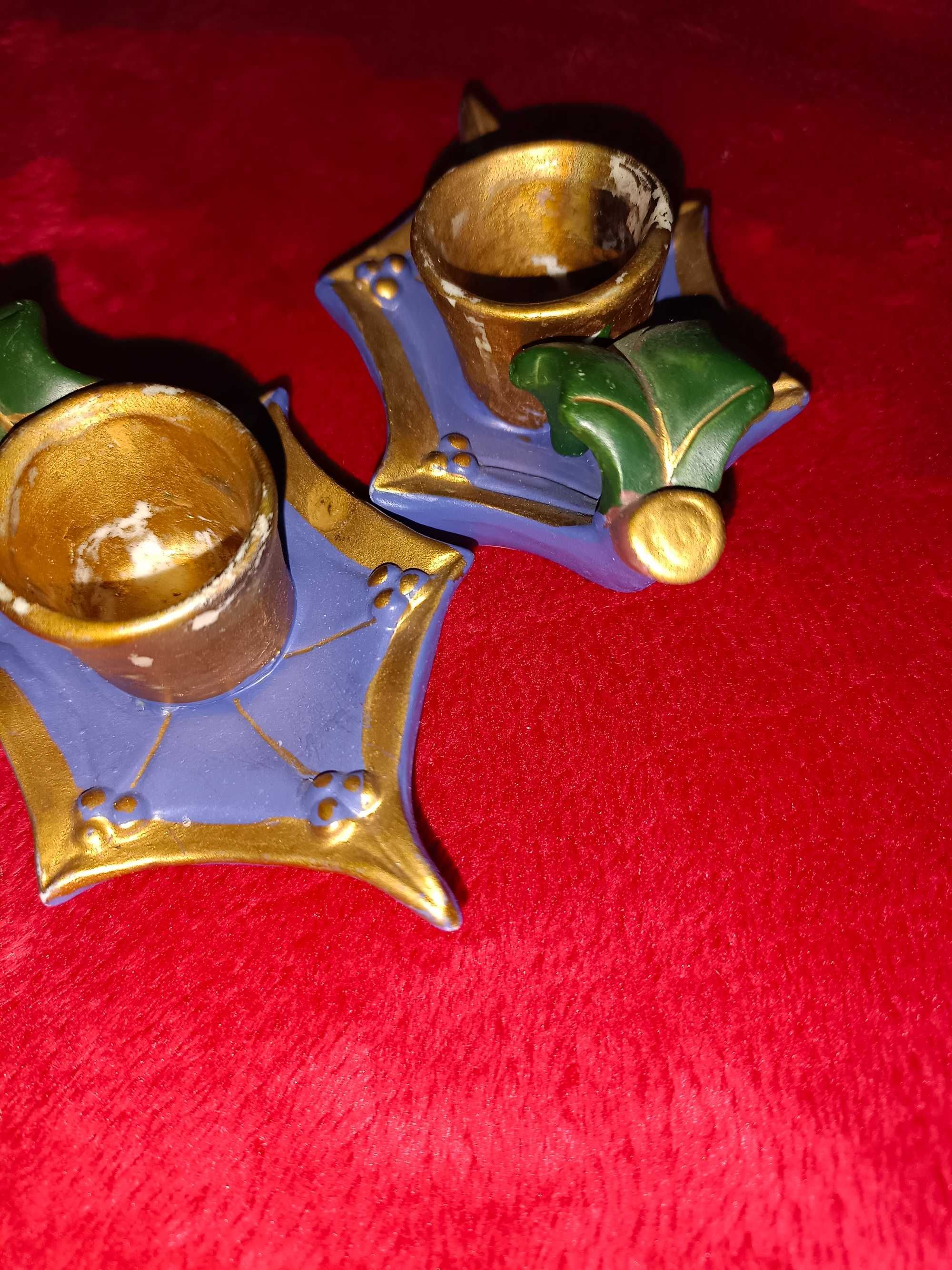 Ceramiczne kaganki na świece