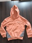 Bluza z kapturem r.110-116 kolor ceglany