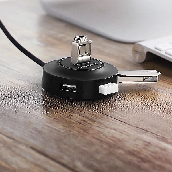 Ugreen HUB 4w1 USB-A - 4xUSB-A 2.0/480Mb/s 1m czarny (CR106)