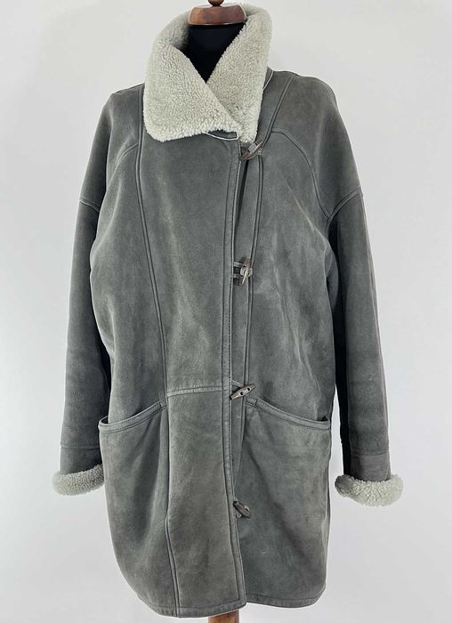 Kożuszek stalowy naturalne futro Rozmiar 40/42