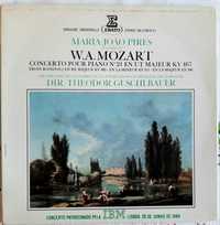 Maria João Pires raro LP em vinil Mozart concerto para piano 1984