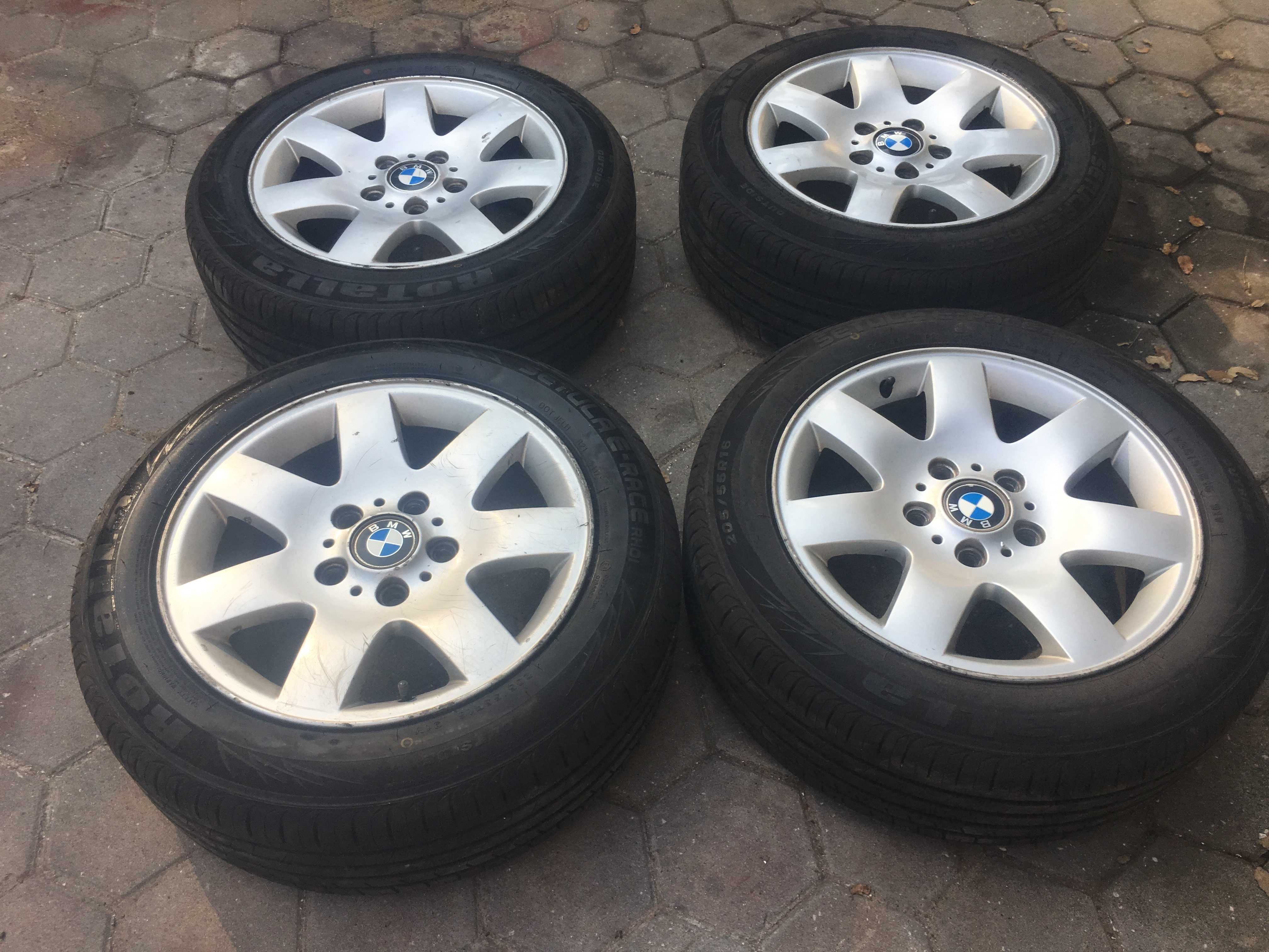 Jogo de jantes bmw 16 com pneus novos