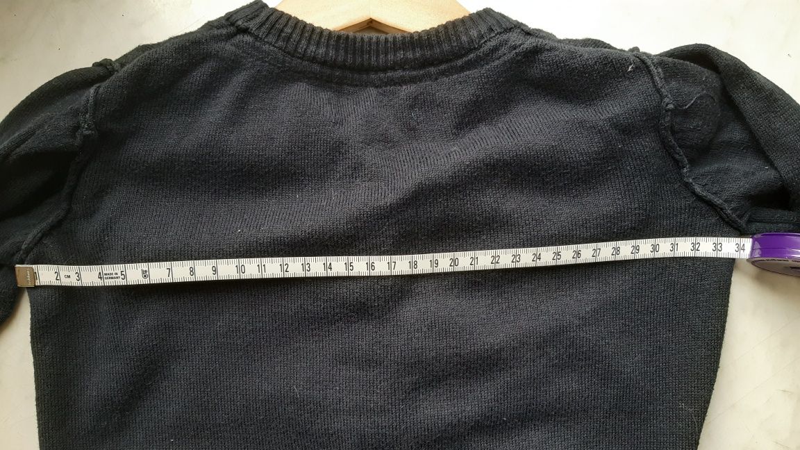 Sweter sweterek zapinany kardigann elegancki granatowy Mexx 110 116