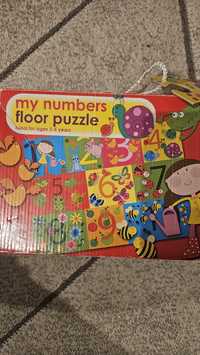 Puzzle liczby  3+