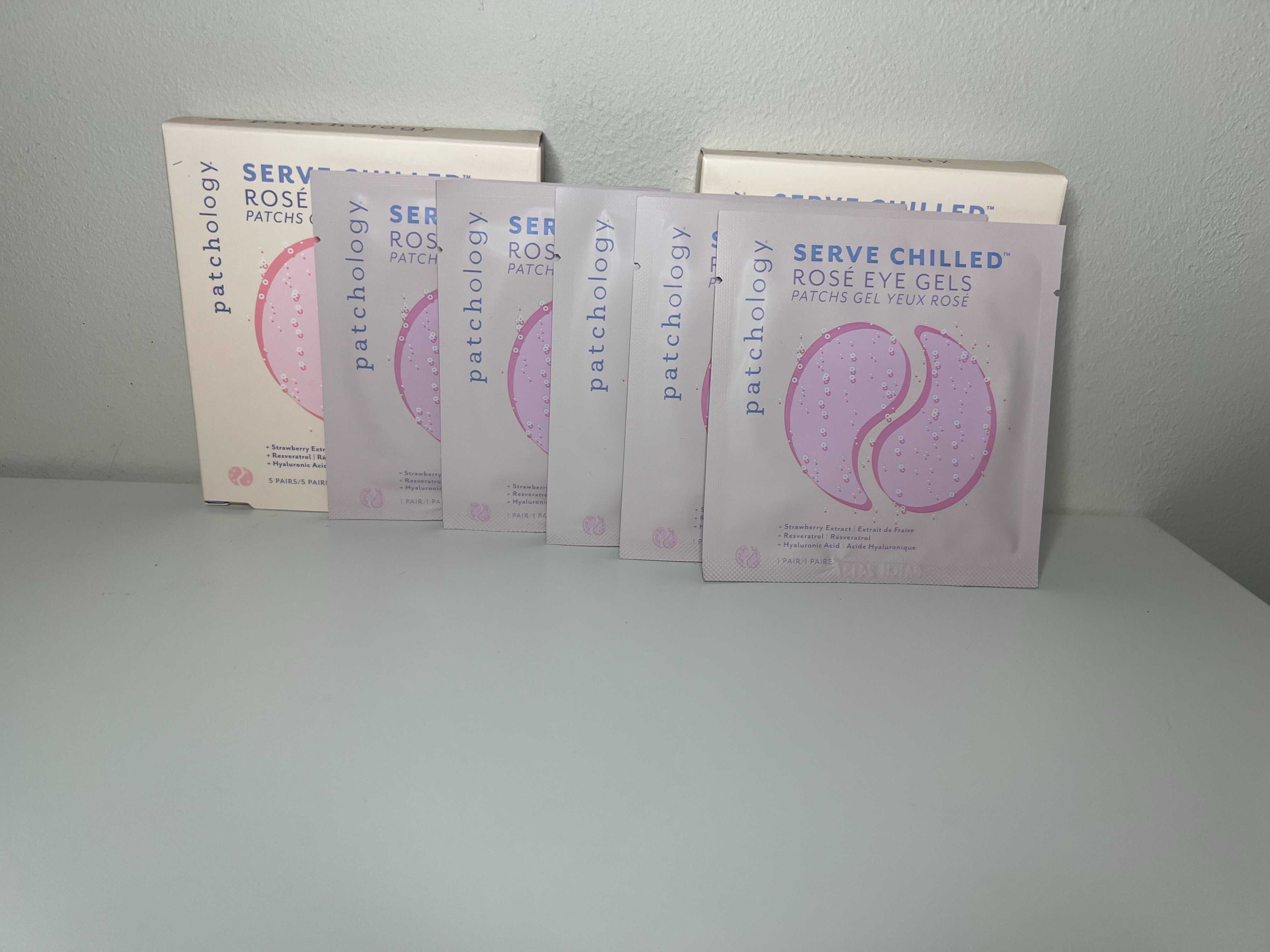 PATCHOLOGY Serve Chilled – Żelowe płatki pod oczy rosé nowe 10szt