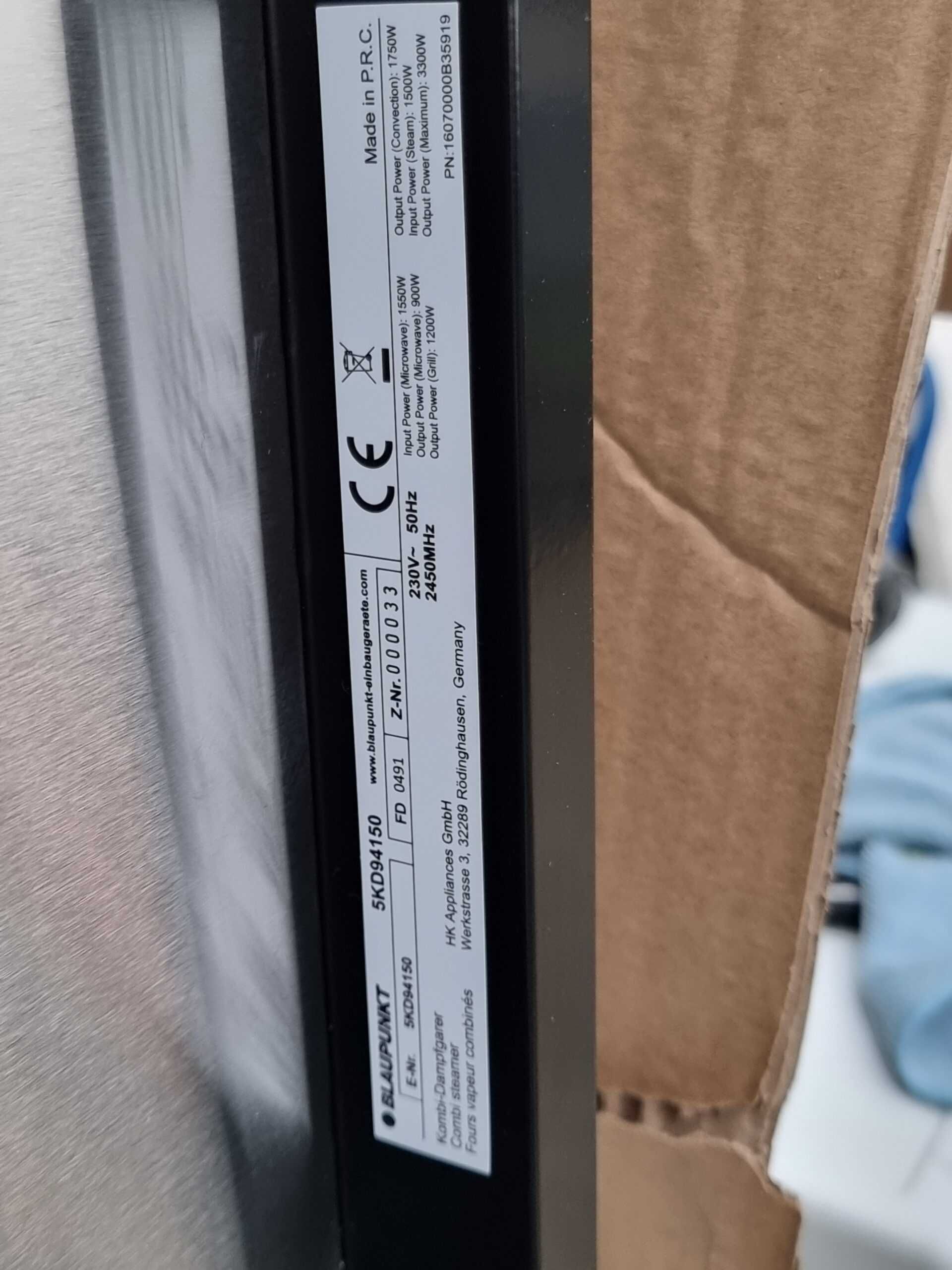 Piekarnik 3w1 Blaupunkt (BOSCH/SIEMENS) piekarnik + para + mikrofala