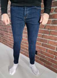 Spodnie Topman stretch skinny 36/32 XL jeansy slim rurki
