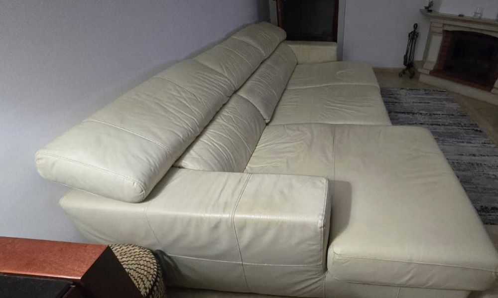 Sofá cama pele sintética