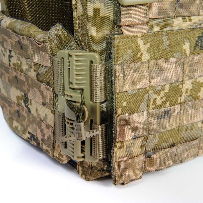 Плитоноска Warmor Gen.3 піксель (без плит і підсумків) КОРДУРА 1000Д