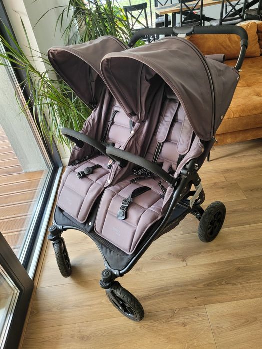 Wozek podwojny spacerowka Valco Snap Duo Sport Grey Dove blizniaczy ro