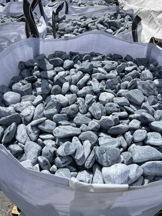 Otoczaki greckie szary SILVER kamień naturalny grys darmowy transport
