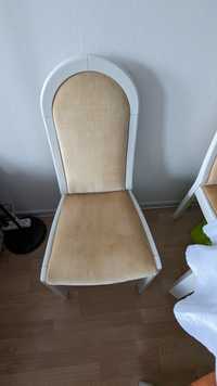 Krzesła 4 sztuki białe