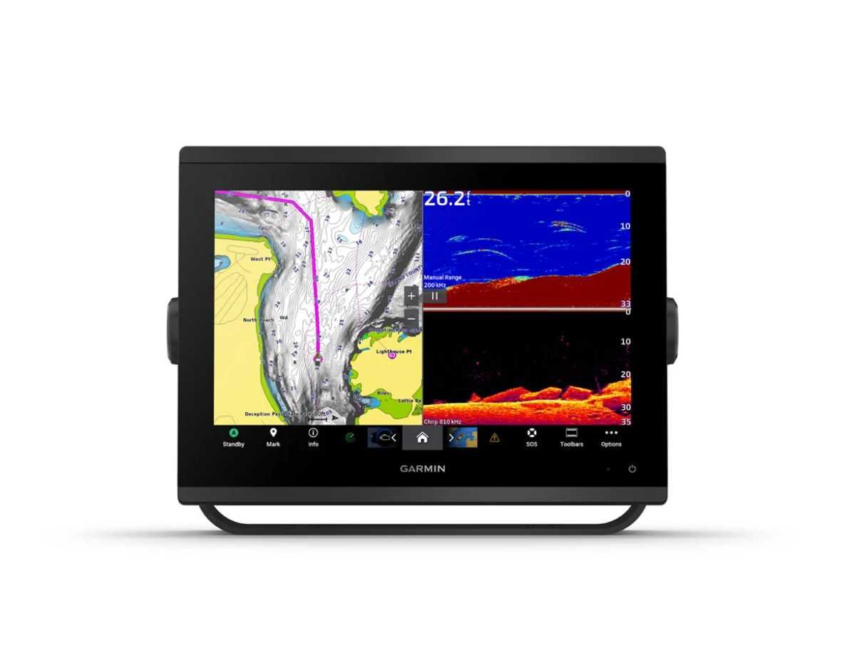 Картплоттер Garmin GPSMAP 1243xsv (010-02367-61)+ GT56UHD-TM Navionics