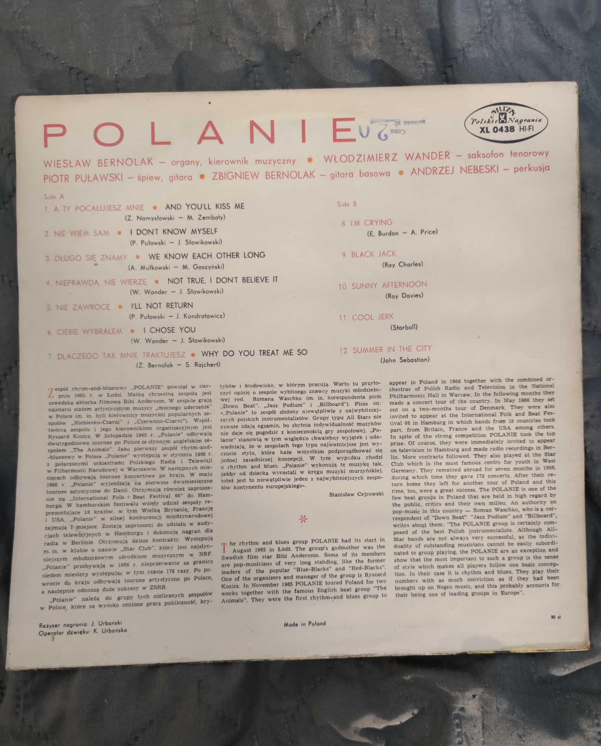 Polanie. LP. Mono. VG++