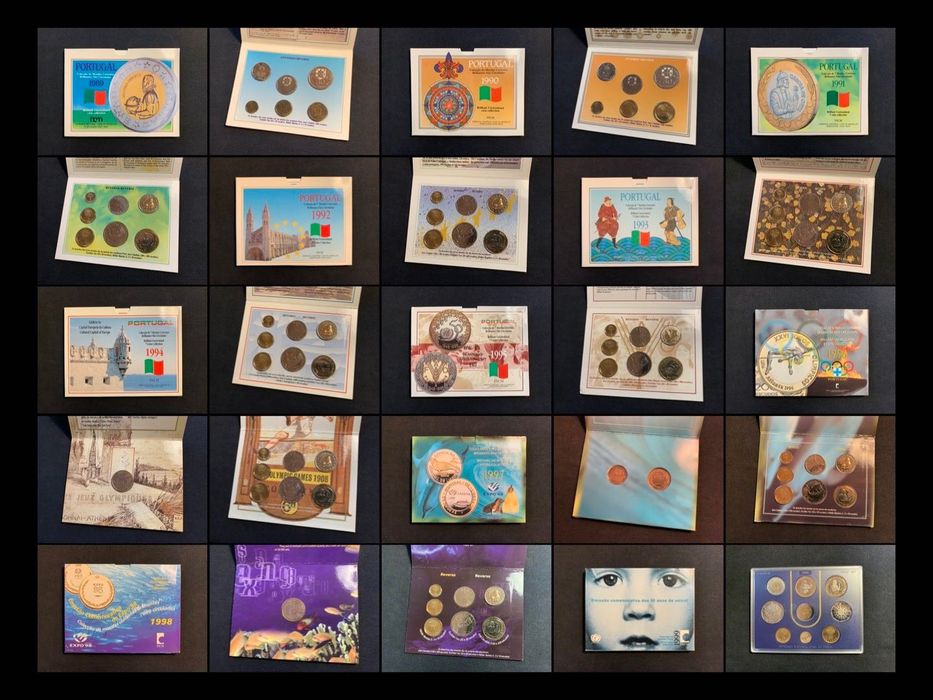 11 Séries Anuais Moedas Escudo / 1989 · 1999
