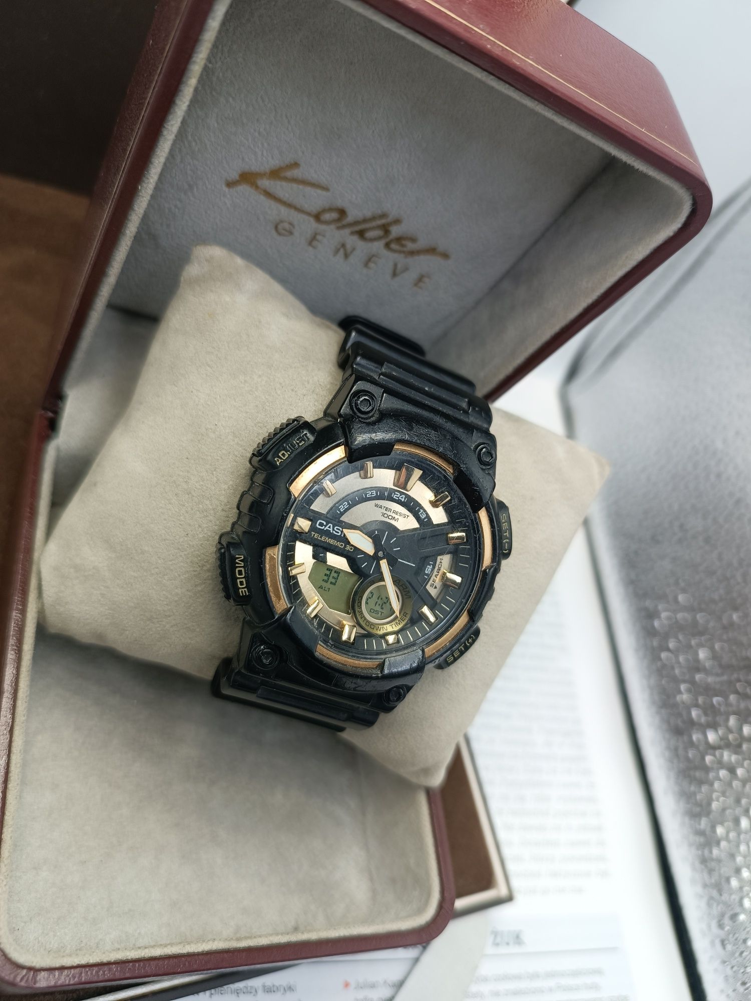 Zegarek casio telememo 30 aeq110
