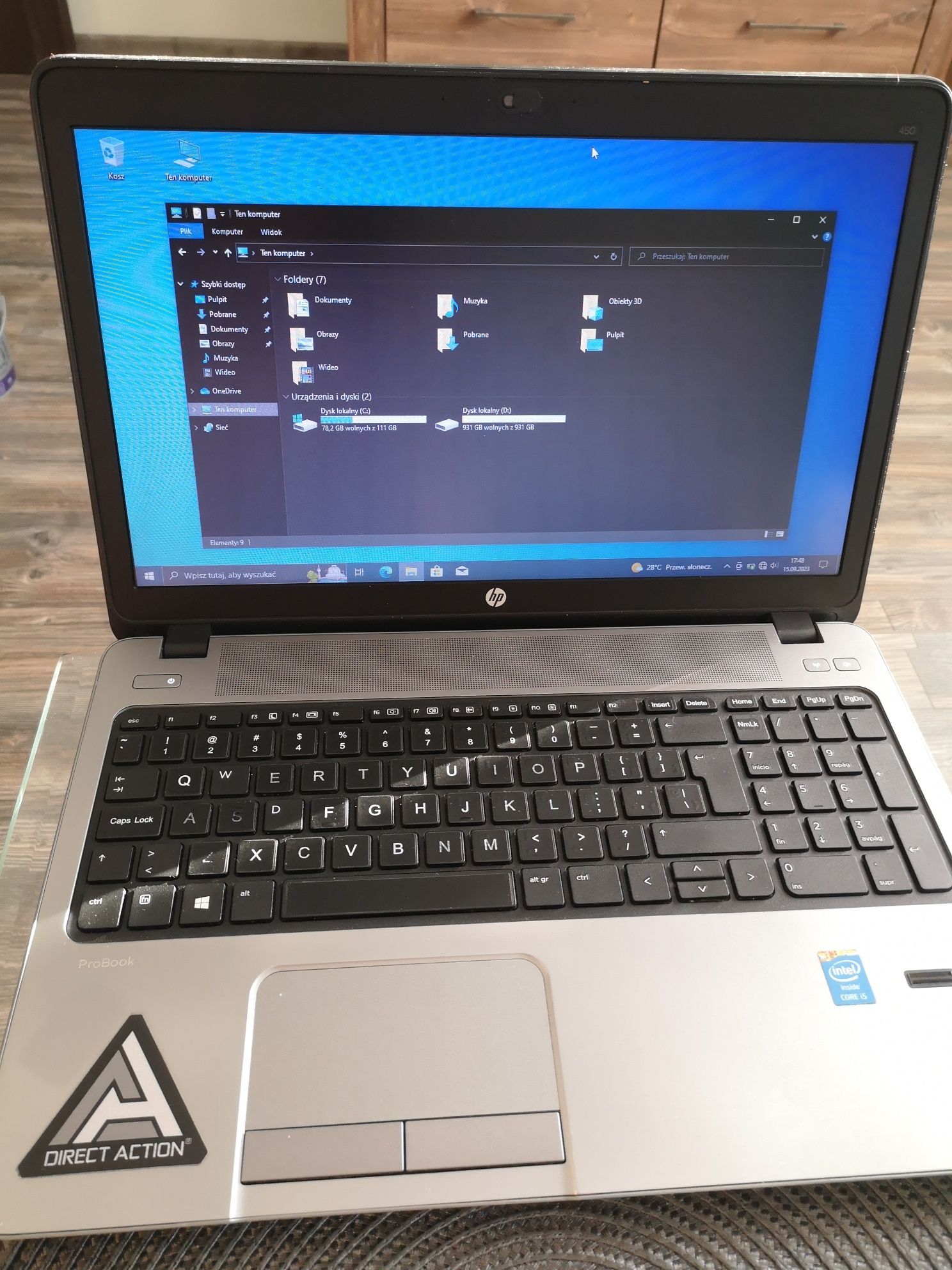 Laptop HP Probook 450 G1 + Torba