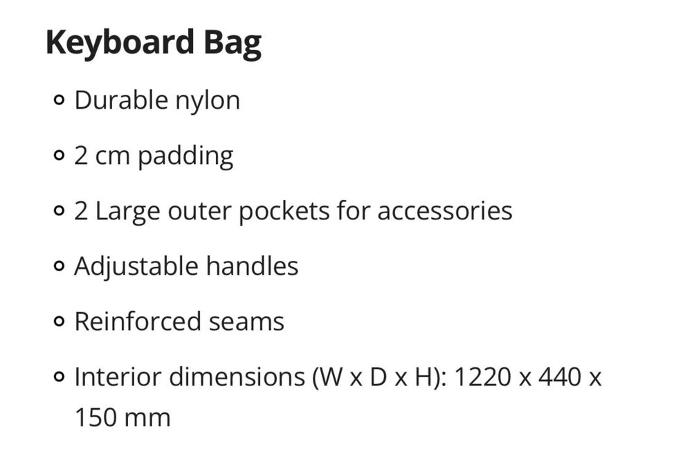 Saco Keyboard Thomann 4 (NOVO)