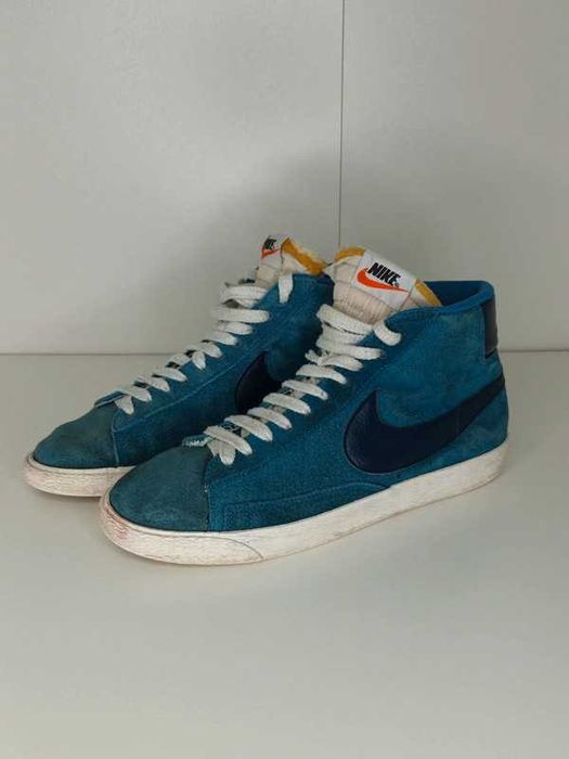 Niebieskie buty nike blazers suede dark blue męskie Rozmiar 41