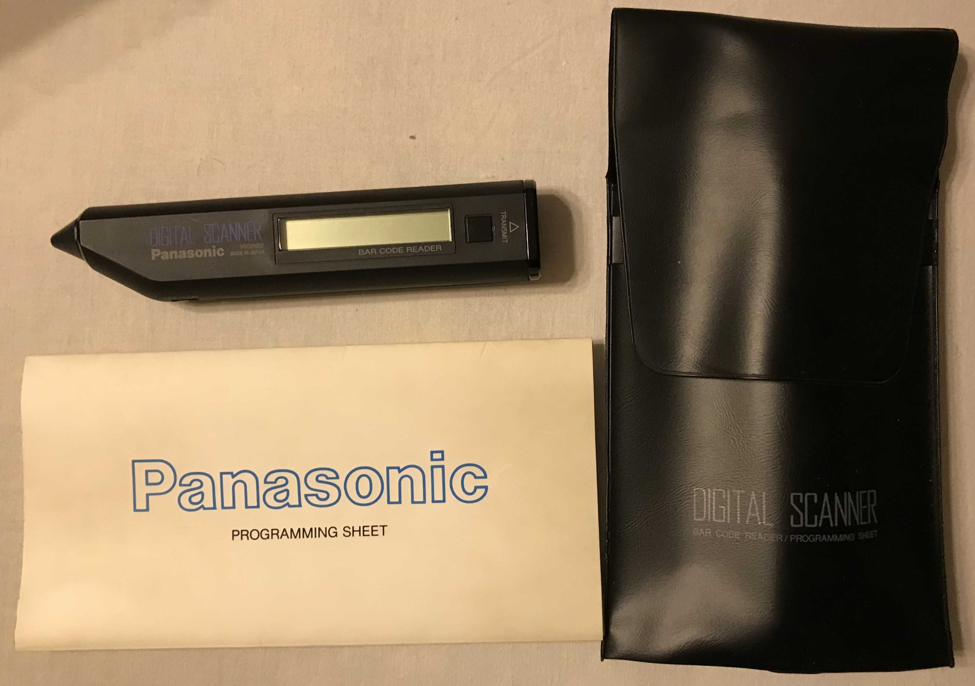 Видеомагнитофон Panasonic VHS сканер штрих-кодов VEQ0692 комплект